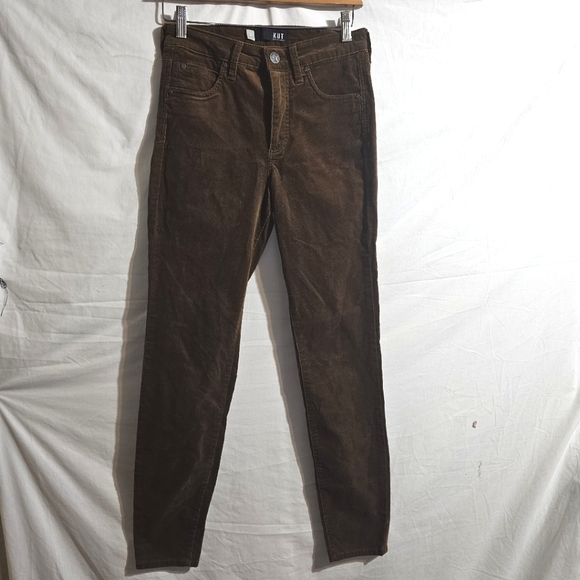 KUT FROM THE CLOTH Diana  Corduroy Fab Ab  Skinny brown Cognac - Picture 4 of 12